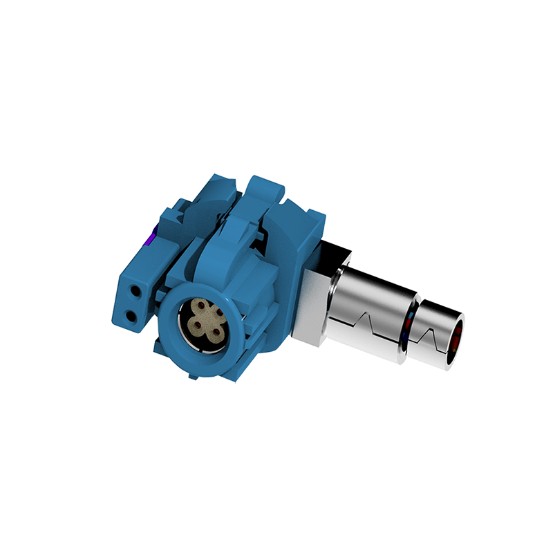 Cable Connector,Single,Right Angle,4+2